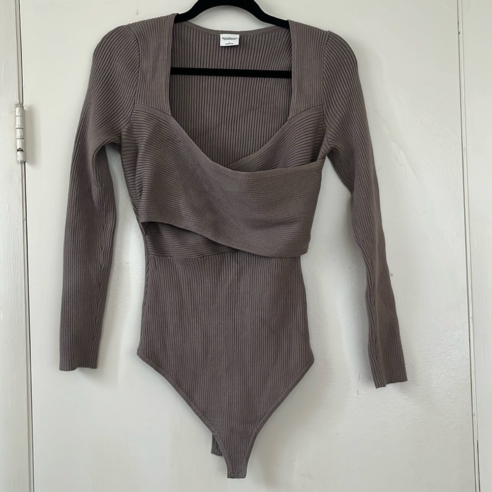 Abercrombie wrap bodysuit